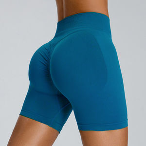 Nouveau style de short de yoga et de fitness pour femmes, au-dessus du genou, uni, décontracté, à séchage rapide, vêtements de sport à prix abordable, fabriqué au Pakistan - Product Image 6