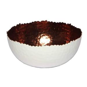 Haute stabilité personnalisé Zig Zag frontière martelé bol de service ensemble Style campagnard différentes couleurs maison décorative cuisine utilisation - Product Image 5