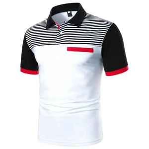 Polo T-shirt confortable pour homme 2026, séchage rapide, en coton et polyester - Product Image 4