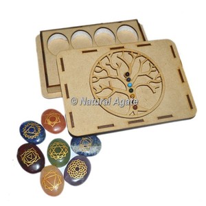 กล่องของขวัญพระพุทธรูปพร้อมหินจักระ - Product Image 6
