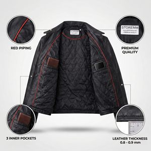 Top Class Fashioned Adjustable <b>Men</b> PU Leather Canvas <b>Jacket</b> <b>Camouflage</b> Full Sleeves Stylish Outdoor Durable Waterproof Windproof - Product Image 2