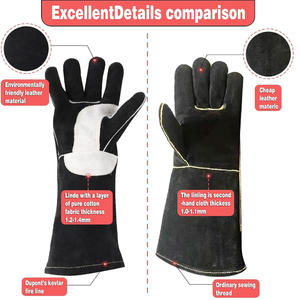 Guantes de seguridad para la construcción al por mayor disponibles en colores y diseños personalizados. Guantes de seguridad industriales resistentes a impactos al por mayor. - Product Image 6