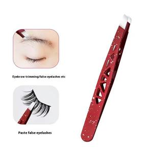 Pince à épiler de précision en acier inoxydable, pointe lisse, plusieurs options de couleurs, pour usage beauté - Product Image 5