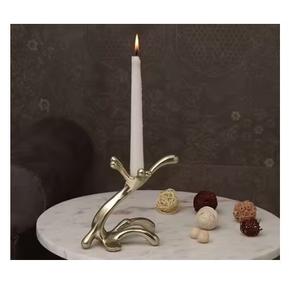 Support de bougie en métal de conception classique fait main, de qualité supérieure, pour bougies longues, décoration de Noël pour la maison, tendance du moment - Product Image 2