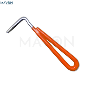 Racloir à sabots métallique réutilisable et durable pour l'entretien des sabots et des chaussures de chevaux, grattoir équin et instrument vétérinaire pour chevaux - Product Image 4