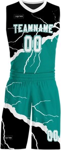Proveedor de Uniformes de Baloncesto Personalizados de Alto Rendimiento, Pantalones Cortos de Jersey para Equipos Deportivos, Fabricación OEM ODM - Product Image 2