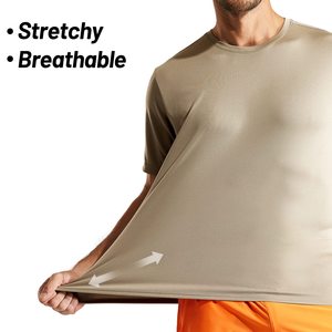 Camiseta Deportiva de Poliéster para Hombre, Ropa Deportiva de Alto Rendimiento, Absorbe la Humedad, Elástica en Cuatro Direcciones, Logotipo Personalizado, Corte Regular - Product Image 5