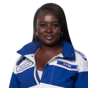 Chaqueta de Carreras Zeta Phi Beta para Mujer, con Letras Griegas Bordadas, Estilo Patchwork, Cierre Completo, Chaqueta Casual Urbana - Product Image 5