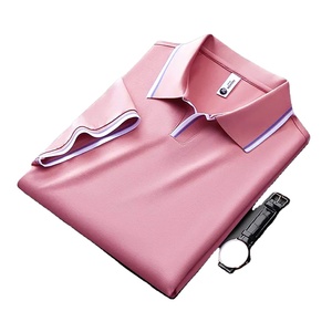 Chemise 100% coton pour homme, coupe ajustée, respirante, durable, col tricoté, solide, écologique, collection été - Product Image 3