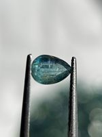 Kyanite de couleur menthe naturelle, pierre précieuse ovale facettée d'Afrique pour la fabrication de bijoux