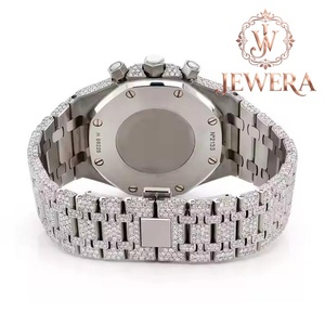 Reloj Mossinate Elegante de Acero Inoxidable con Diamantes para Hombre y Mujer, Regalo de Lujo para Cumpleaños, Aniversarios o Recompensas Corporativas - Product Image 4
