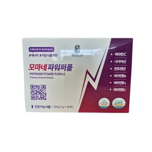 [D&S Cosmedique] Momane Power Purple Complément Énergétique Adulte Bien-être Quotidien Métabolisme Soulagement de la Fatigue - Product Image 1
