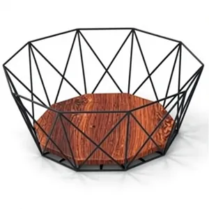 Cesta de Malla de Alambre de Hierro para Frutas y Pan, Organizador de Encimera/Mesa, Contenedor de Almacenamiento Multiusos, Decoración del Hogar, Utensilios de Cocina, Catering - Product Image 5