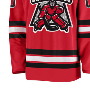 Nuevas Camisetas de Hockey Sublimadas Personalizadas de Fábrica, Spandex/Algodón de Secado Rápido, Unisex, Servicio OEM para Venta al Por Mayor - Product Image 2