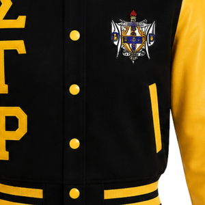 เสื้อแจ็คเก็ตซิปครอปผ้าซาติน Sigma Gamma Rho สำหรับผู้หญิง สไตล์ลำลองแบบบอมเบอร์ น้ำหนักเบา เสื้อผ้าสำหรับชมรมนักศึกษา แฟชั่นสตรีทแวร์ทันสมัย พร้อมโลโก้แบบกำหนดเอง - Product Image 6