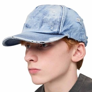 Washed Denim Baseball Cap 5-Panel Unisex Fitted Hat Spring Summer Casual Style 100% Cotton Adult Size 56-58CM - Product Image 5