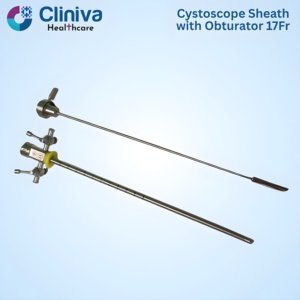 Cystoscope Sheath with Obturator 17Fr Manual <b>Laparoscopic</b> <b>Instruments</b> Surgical <b>Instrument</b> Set - Product Image 2