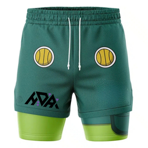 Custom Logo <b>Mens</b> 2 in 1 Running <b>Shorts</b> Quick Dry <b>Compression</b> Pocket Fitness Gym <b>Shorts</b> Wholesale Manufacturer Direct - Product Image 1