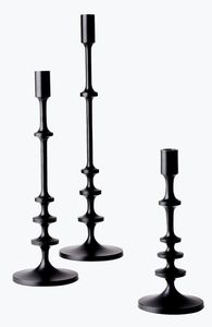 Customized Aluminium <b>Black</b> Candle <b>Holder</b> Handmade Metal Candle <b>Holder</b> For Home & Garden Decoration Wedding Centerpieces - Product Image 5