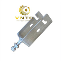 VNTECH GLOBAL Collier de serrage galvanisé économique, Accessoires de montage solaire, Collier en U mm, Collier en U, Collier de serrage pour tube carré