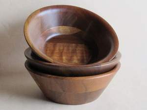 Tazón de Madera Sostenible Hecho a Mano de Primera Calidad para Comer y Servir Alimentos, Bonito Tazón de Madera - Product Image 5