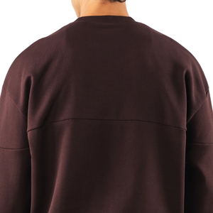 เสื้อสเวตเชิ้ตคอกลมผู้ชาย สีพื้น แขนยาว สไตล์ลำลอง สตรีทแวร์ ผลิตแบบ OEM จำนวนมาก - Product Image 6