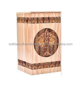 Urnas de cremación de madera de nuevo diseño para adultos, urnas de madera, urnas funerarias, suministros funerarios de tamaño personalizado - Product Image 4