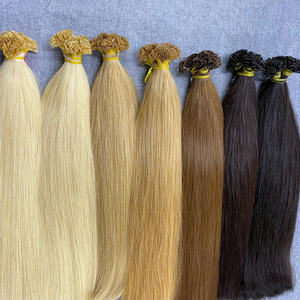 Extensions de cheveux vierges vietnamiens de qualité supérieure, pointes plates, 100% cheveux humains naturels, lisses et ondulés - Product Image 2
