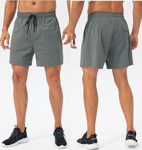 Pantalones Cortos Deportivos Personalizados para Hombre, de Tela de Lana Peinada, Cintura Elástica Media, Estilo Deportivo, Diseño Sólido, Malla Transpirable, para Gimnasio, Fitness y Entrenamiento - Product Image 5