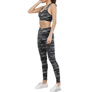 Conjunto de Yoga para Mujer, Talla Grande, Cintura Alta, Leggings sin Costuras, Transpirable, Ecológico, de Secado Rápido - Product Image 2