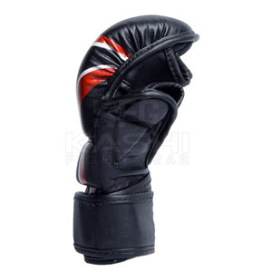 Guantes de Piel para Kick Boxing y MMA de Alta Calidad con Diseño Transpirable y Absorbente de Humedad para Entrenamiento de Fuerza y Soporte - Product Image 5