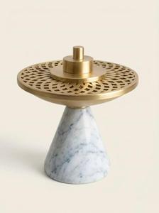 Quemador de Incienso de Resina Ecológico Moderno y Lujoso con Tapa de Metal / Soporte Decorativo para Conos de Bakhoor, Base para Aromaterapia Oud - Product Image 6