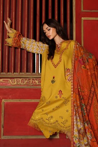 Los últimos trajes pakistaníes para mujer, estilo Staple/Lenin, vestido pakistaní estilo Staple/Lenin, ropa casual bordada para mujer - Product Image 6