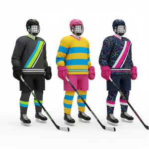 Vente en gros d'uniformes de hockey sur glace RAPID SPORTS personnalisés 2026 |   Ensemble de maillots sublimés professionnels |   100% polyester, séchage rapide |   Fabrication OEM en gros - Product Image 4