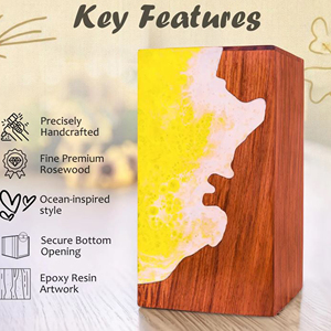 Personalized Memorial Wooden Ashes Box Wooden Cremation Urn for Men and Women by AYAANS - Product Image 5