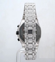 Luxuriöse Herren-Armbanduhr aus Edelstahl mit Mechanischem Chronographen, Analogem Zifferblatt, Faltschließe und 20mm Armband