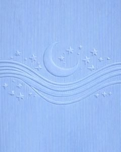 Camiseta sin mangas de cuello alto acanalada azul cielo para mujer, personalizada con diseño de luna en relieve, sin mangas, de verano, fabricante personalizado - Product Image 6