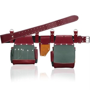 Wholesale Best Selling Made Pakistan Heavy-Duty Leather Tool Bag High Quality OEM Customizable Waterproof Leather Tool Bag - Product Image 4