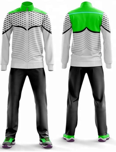 Chándal Deportivo Personalizado con Sublimación, Transpirable, Impermeable, de Malla de Poliéster Elástica en Cuatro Direcciones, para Hombre, con Cierre en la Espalda y el Cuello - Product Image 6