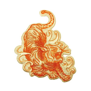 OEM Personalized Embroidery Patch 3D <b>Puff</b> Logo Badge Iron On Sew On for Clothing Hats Uniform Jackets <b>Bags</b> Factory Direct - Product Image 3