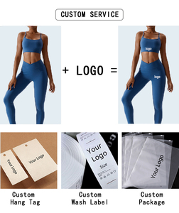 Purple 5-Piece <b>Yoga</b> <b>Set</b> With Crisscross Straps Ruched Butt High Waist Seamless Spandex Gym Fitness Wear - Product Image 5
