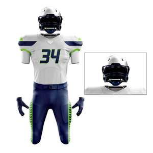 Uniformes de Fútbol Americano Personalizados de Fábrica Directa para Adultos, Pantalones Cortos Transpirables de Alto Rendimiento, Conjuntos Estampados de Nuevo Diseño - Product Image 2