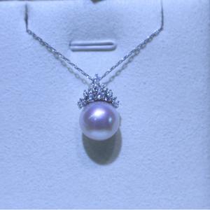 Collar de Perlas de Agua Dulce de Plata de Ley S925 con Cadena Ajustable en Forma de Y, Partículas de Perla de Luz Intensa para Mujer - Product Image 4