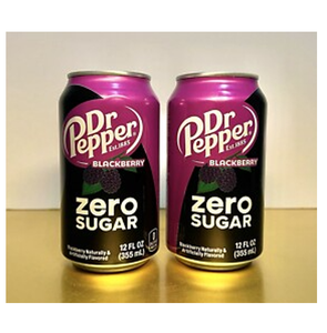 Refresco Dr Pepper de Mora, Paquete de 12 Latas de 355ml, Combina Perfectamente con Pizza, Hamburguesas y Pollo Asado, Distribución al por Mayor - Product Image 1