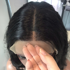 Extensiones de cabello con textura ondulada del cuerpo, color natural humano vietnamita, color negro, precio de fábrica - Product Image 3