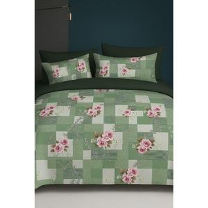 Stylish Quality Cotton 3 PCS Bedsheet Set Solid Floral Print Classic Style <b>Comfortable</b> and Great for Gifting - Product Image 2