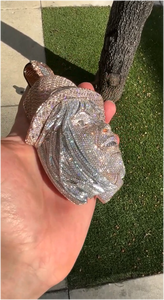 Joyería Hip Hop Personalizada, Colgante de Moissanita, Plata 925, Chapado en Oro de 10K, Diamantes Simulados, Colgante Hip Hop Personalizado - Product Image 3