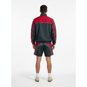 Ensemble de jogging décontracté 2 pièces pour homme, été, qualité luxe, impression en relief, sweats à capuche et pantalons oversize, fitness, longueur genou, 100% coton - Product Image 2