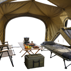 Carpa Pioneer Outdoors Air Bust de una habitación, de algodón, apertura rápida automática, para las cuatro estaciones, tipo tubo, resistente al agua, para 3-4 personas - Product Image 5