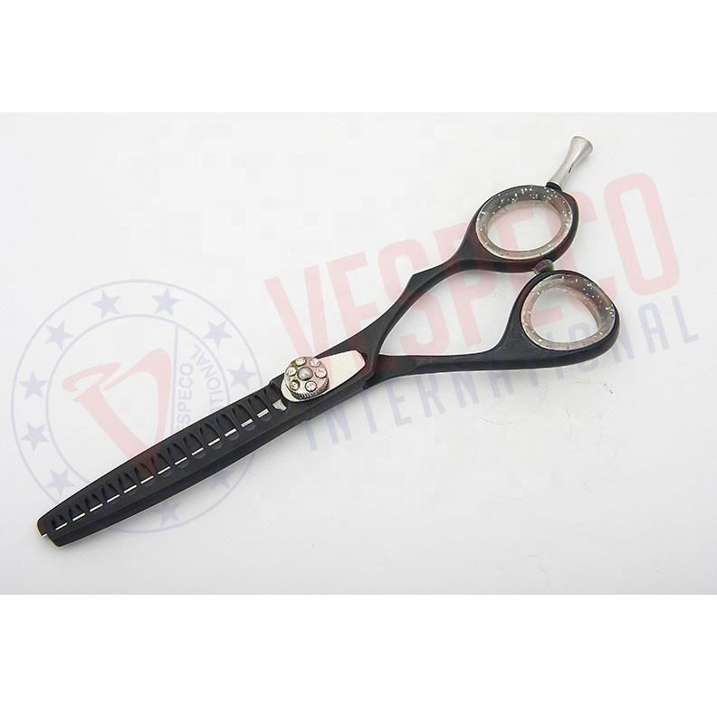 Black powder coating.